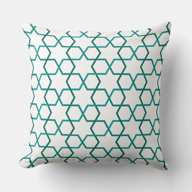 Coussin Motif de tissage marocain (Recto)