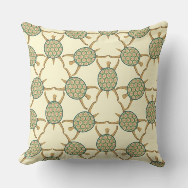 Coussin Motif de tortue (Recto)