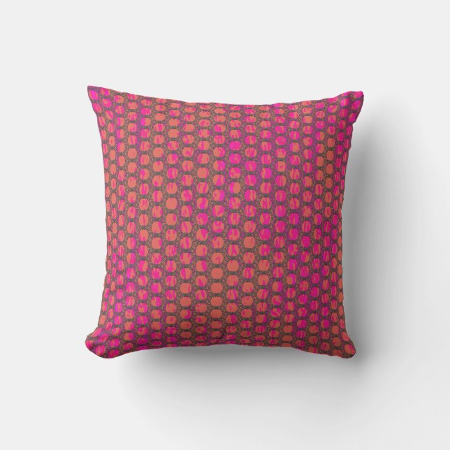Coussin Motif de trames déroulées (Recto)