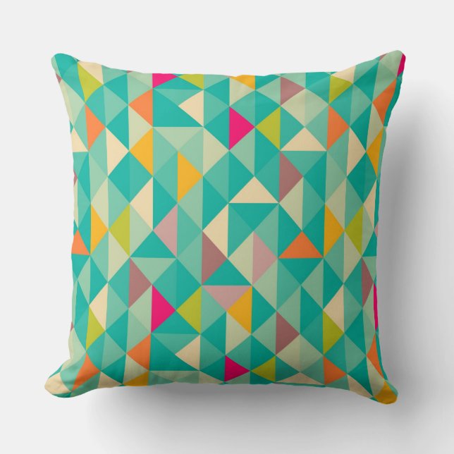 Coussin Motif de triangles (Recto)