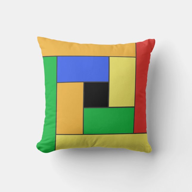 Coussin Motif de tuiles géométriques ver10 Jeu d'oreiller (Recto)