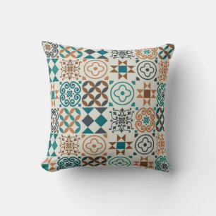 Coussin motif de tuiles vintage. illustration vintage