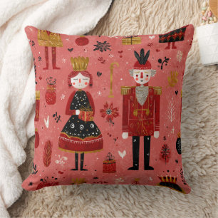 Coussin Motif de vacances de casse-noisette fantaisiste