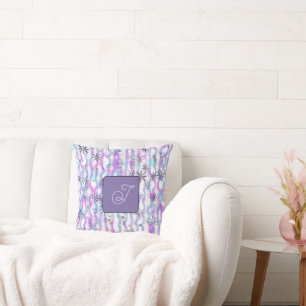 Coussin Motif de vagues en étoile éclatée personnalisé