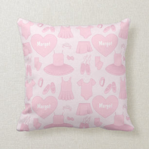 Coussin Motif de vêtements de ballet - Arrière - p
