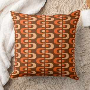 Coussin Motif de Zipper atomique moderne du milieu du sièc