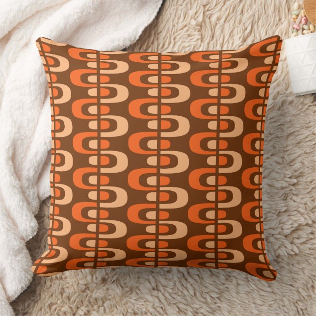 Coussin Motif de Zipper atomique moderne du milieu du sièc (Couverture)