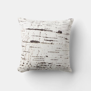 Coussin Motif d'écorce de bouleau