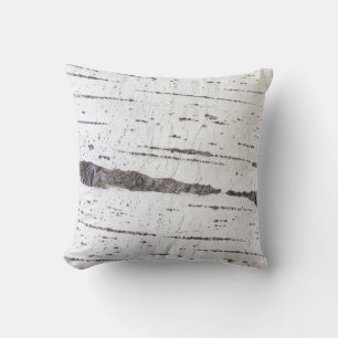 Coussin Motif d'écorce de bouleau