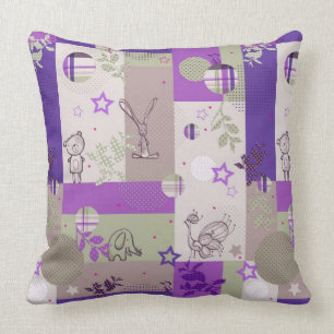 Coussin Motif d'édredon de bébé