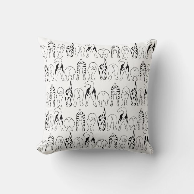 Coussin Motif des boutons de chien (Recto)