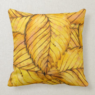Coussin Motif des feuilles de couleur automne