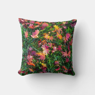 Coussin Motif des feuilles en chute