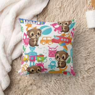 Coussin Motif des jouets Ferret