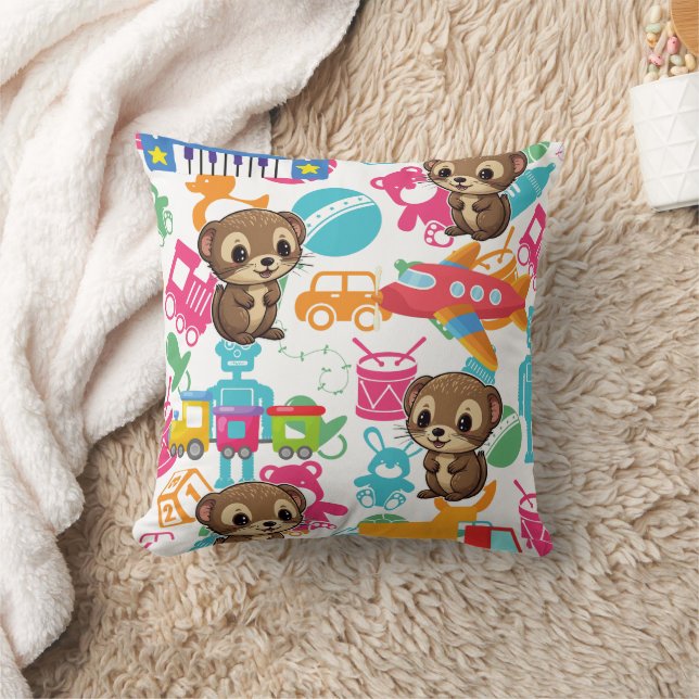 Coussin Motif des jouets Ferret (Couverture)