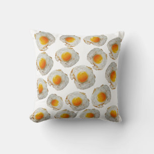 Coussin Motif des oeufs au plat