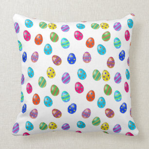 Coussin Motif des oeufs de Pâques