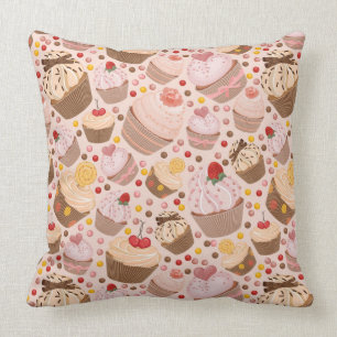 Coussin Motif des petits gâteaux de célébration