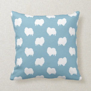 Coussin Motif des silhouettes de Poméranie