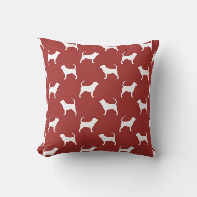 Coussin Motif des silhouettes sanglantes (Recto)