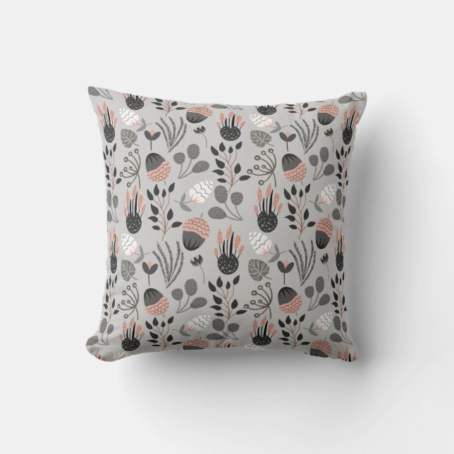Coussin Motif d'été coloré (Recto)