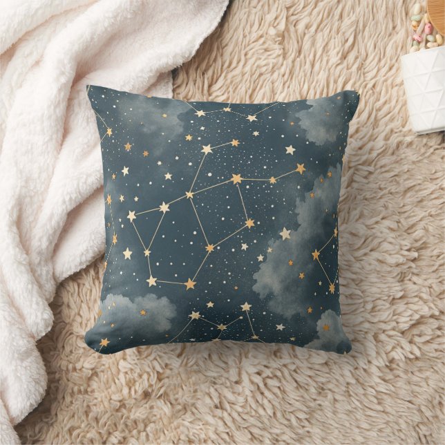 Coussin Motif d'étoile de constellation céleste (4) (Couverture)