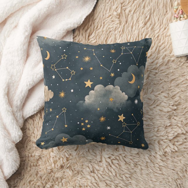 Coussin Motif d'étoile de constellation céleste (5) (Couverture)