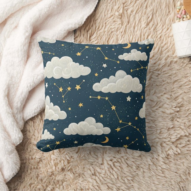 Coussin Motif d'étoile de constellation céleste (6) (Couverture)