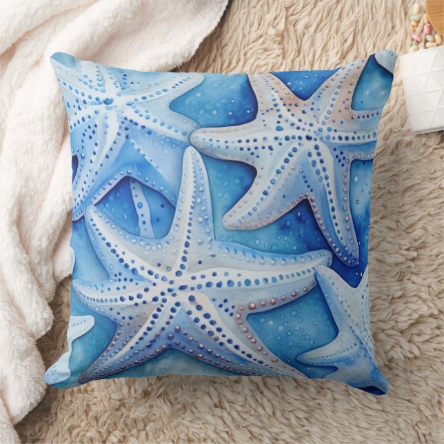 Coussin Motif d'étoile de mer côtière  (Couverture)