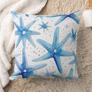 Coussin Motif d'étoiles de mer côtières