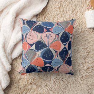 Coussin Motif d'Hibiscus Tropical de Côte (7)