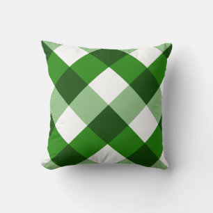 Coussin Motif diamant Argyle vert