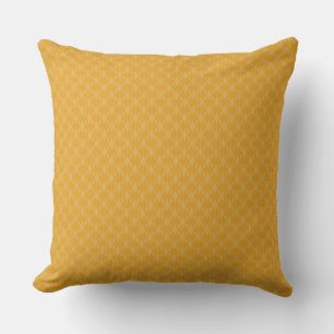 Coussin Motif diamant orange pour un design vibrant