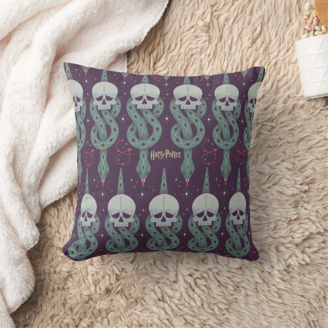 Coussin Motif d'icône géométrique de la Marque des Ténèbre (Couverture)