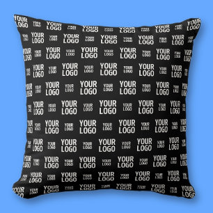 Coussin Motif d'image, de design ou de logo d'entreprise é