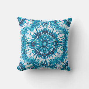 Coussin Motif DIY bleu sans couture