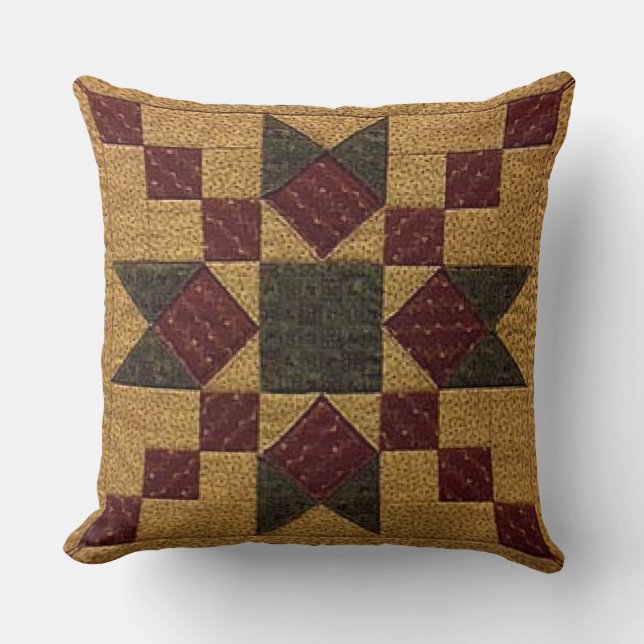 Coussin "Motif doré de Noël"Jeu d'oreiller (Recto)