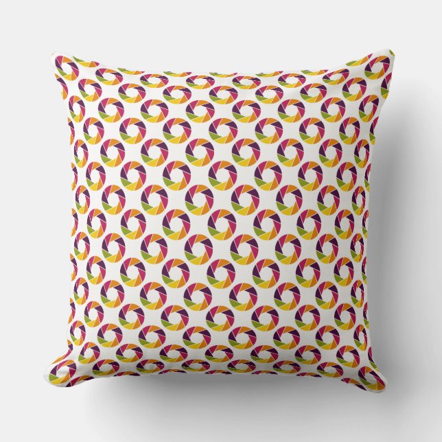 Coussin Motif d'ouverture - Couleurs 03 (Recto)