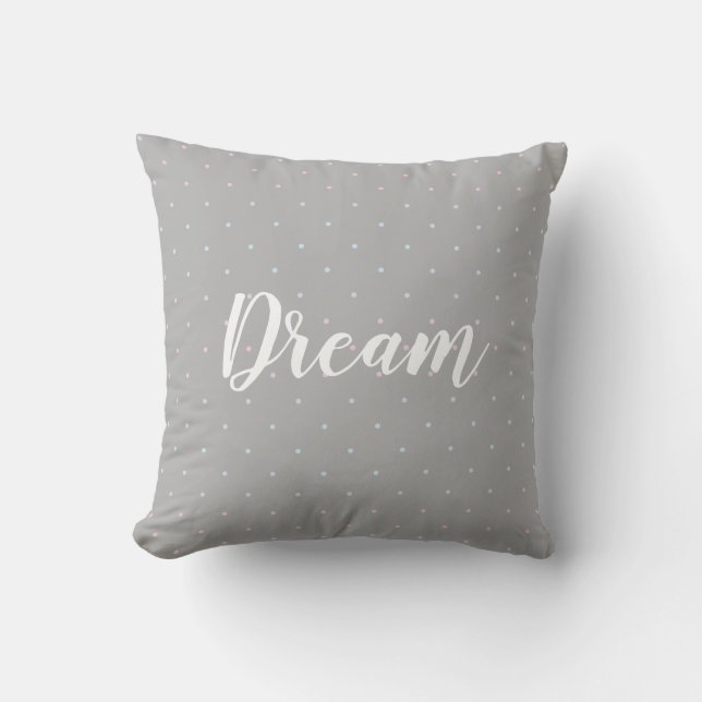 Coussin Motif Dream Pastel Dot (Recto)