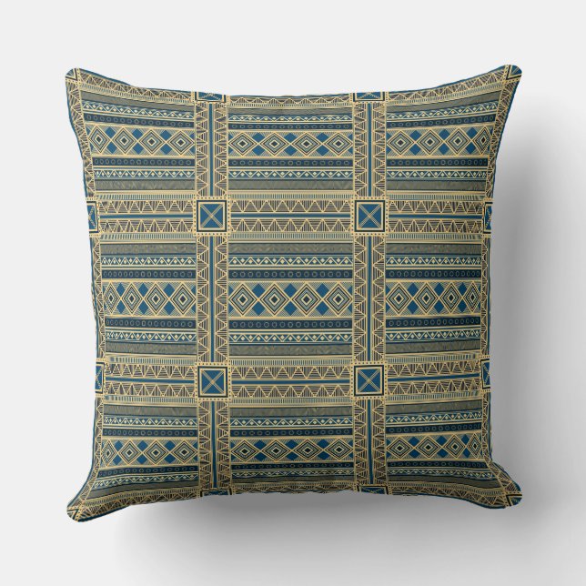 Coussin Motif du Mali africain Jeu d'oreiller VI (Verso)