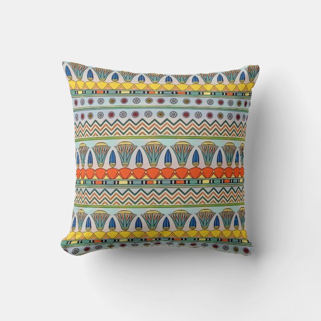 Coussin Motif Egyptien Throw Pillows  égyptiens (Recto)