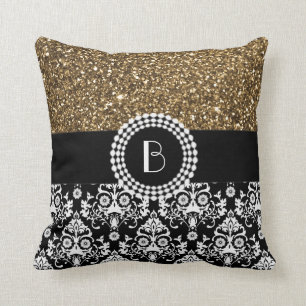 Coussin Motif élégant de parties scintillantes et de