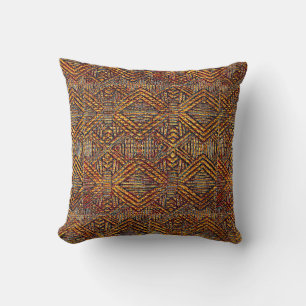 Coussin Motif en étoffe de boue Lancer l'oreiller
