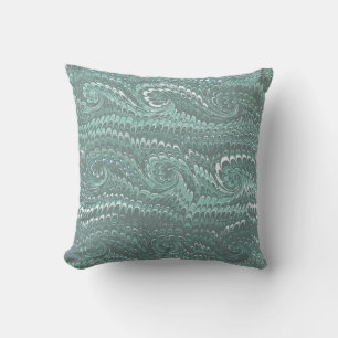Coussin Motif en marbre en acier Abstrait moderne