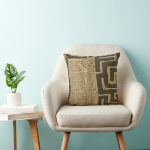 Coussin Motif en tissu Kuba Imprimer