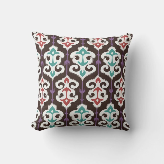 Coussin Motif en tissu oriental sans soudure (Recto)