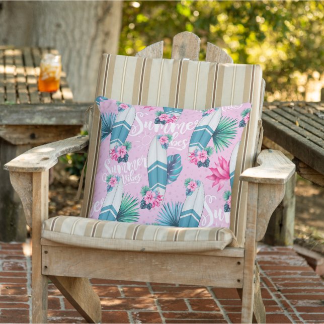 Coussin Motif Été Et Plage (Chaise)