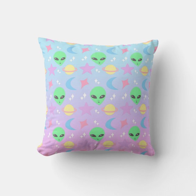Coussin Motif étranger en pastel (Recto)