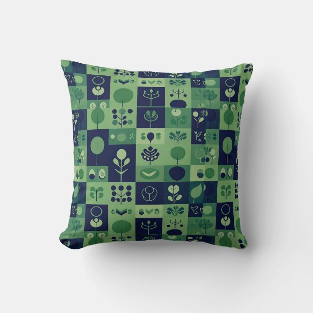 Coussin Motif festif de Noël (Recto)