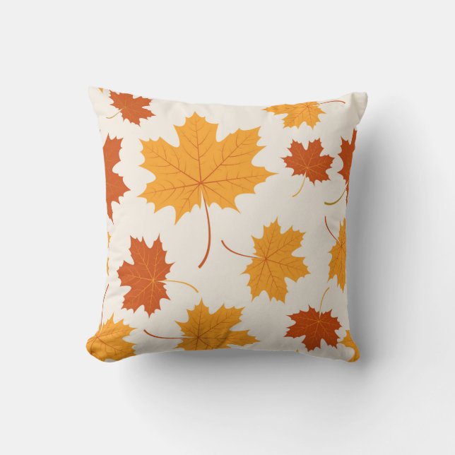 Coussin Motif Feuille (Recto)